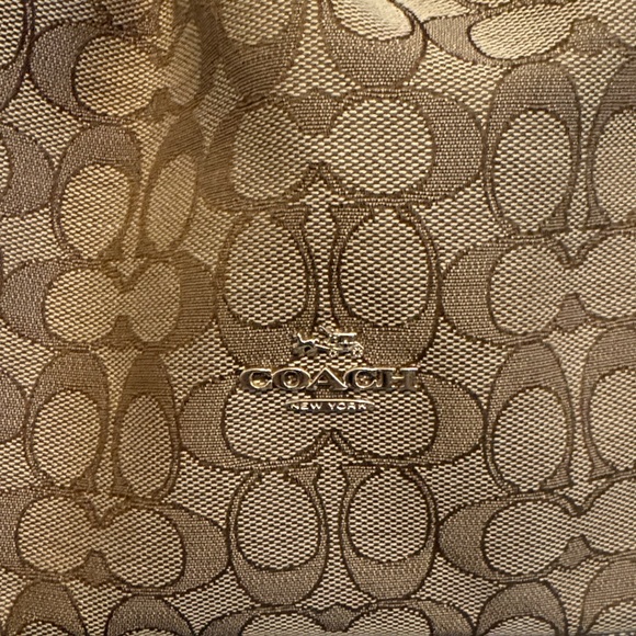 Coach Tan Signature Hobo Bag - Picture 2 of 10